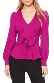 Britt Tie Waist Blouse at Nordstrom